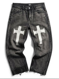 Cross Grain Baggy Jeans